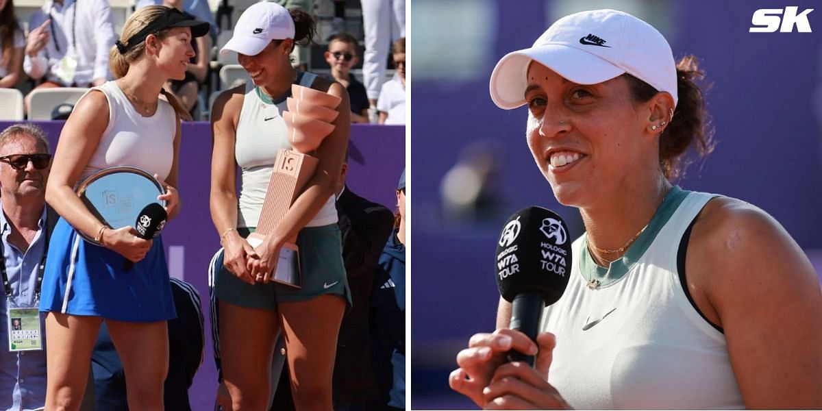 Madison Keys (R), with Danielle Collins in Strasbourg (L) (Image Source: Getty)