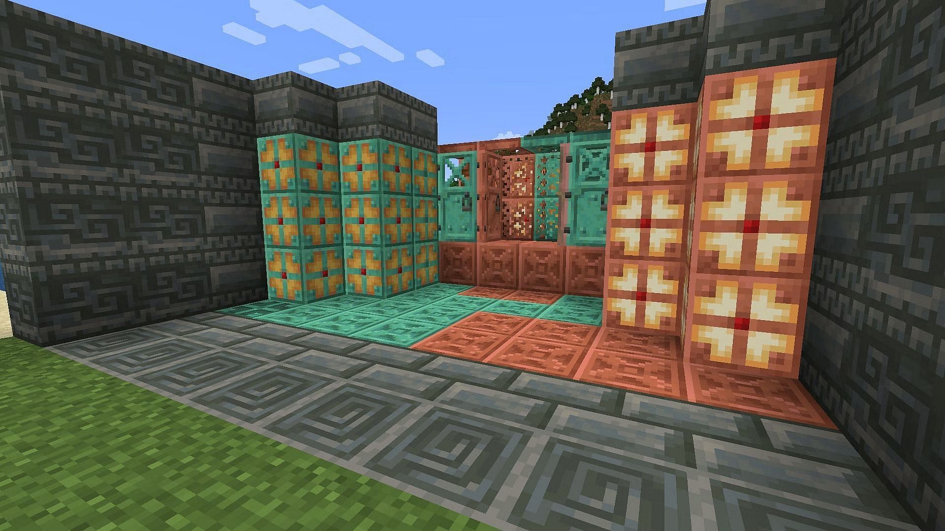 New copper and tuff blocks give Minecraft fans even more building possibilities (Image via Mojang)