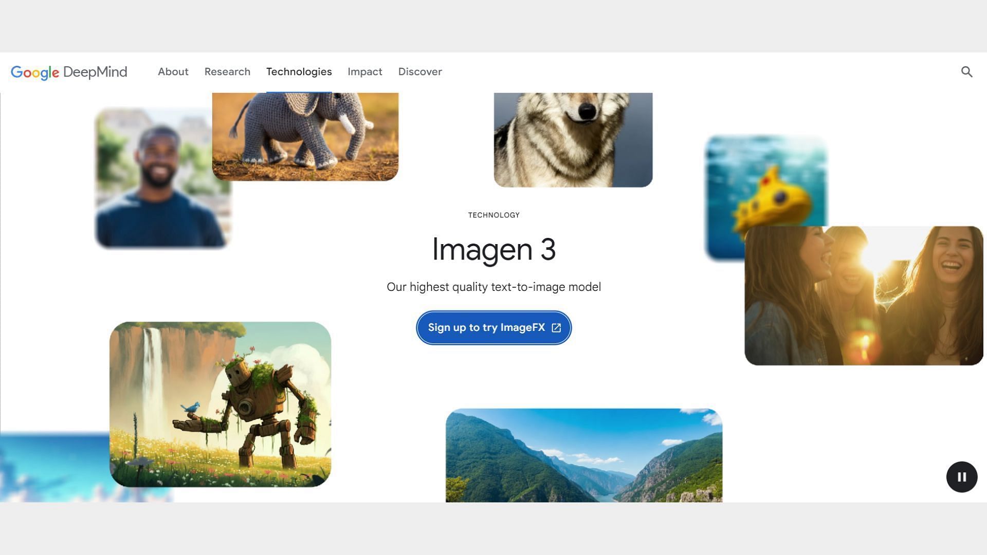 You can try out Imagen-3 right now on Google DeepMinds (Image via Google)