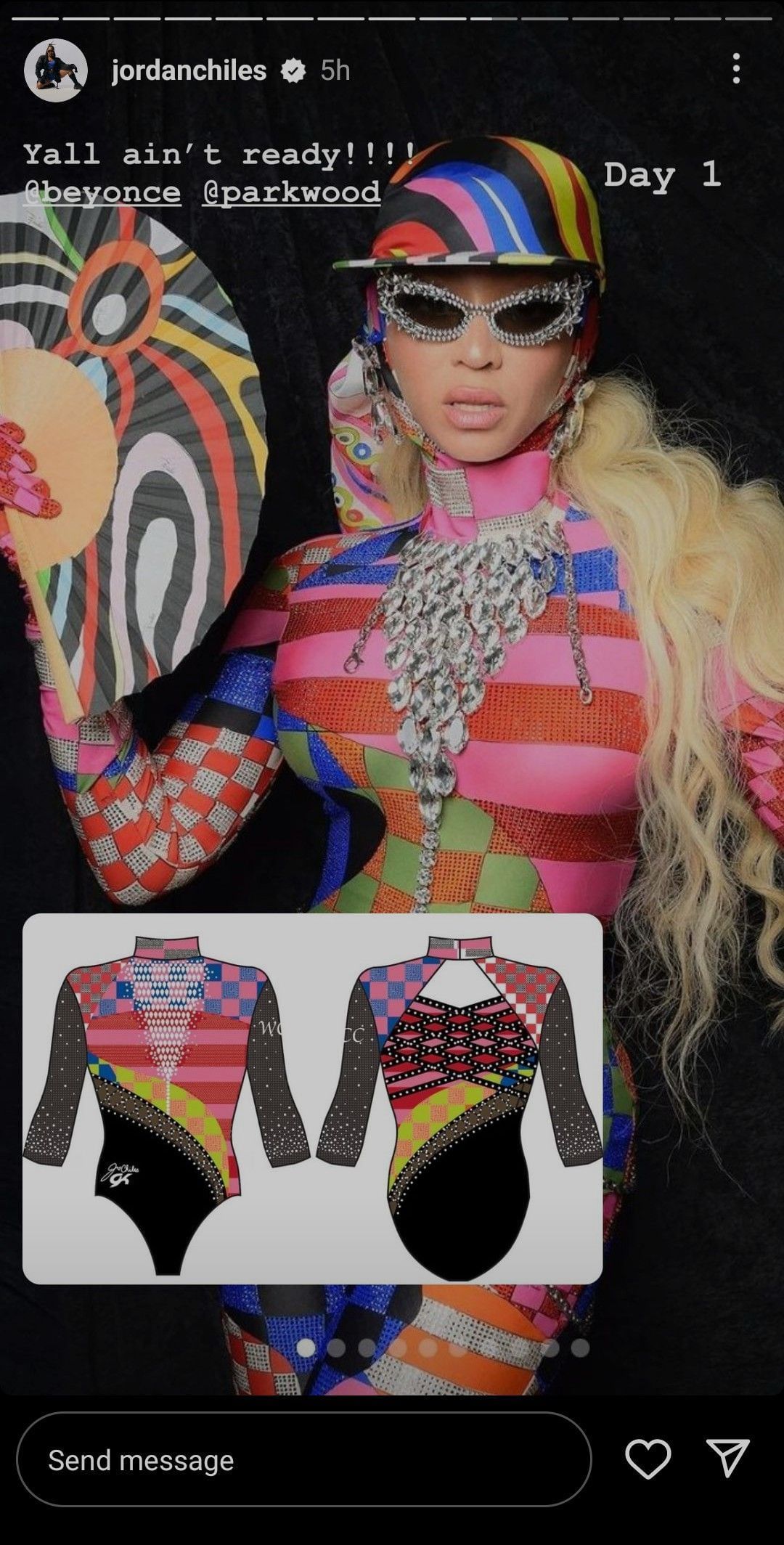 In Pictures Jordan Chiles shares glimpses of Beyonceinspired leotard