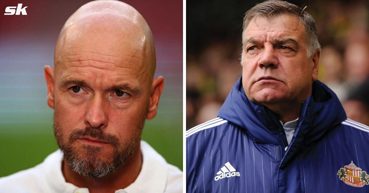 Erik Ten Hag of Manchester United and Sam Allardyce (Getty)