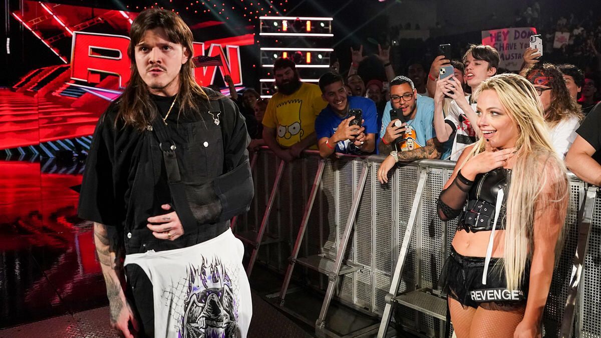 Dominik and Liv Morgan on WWE RAW