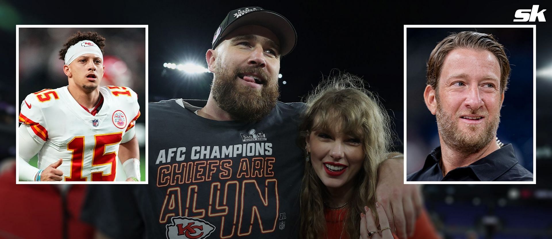 Dave Portnoy had a bold prediction for Taylor Swift and Travis Kelce