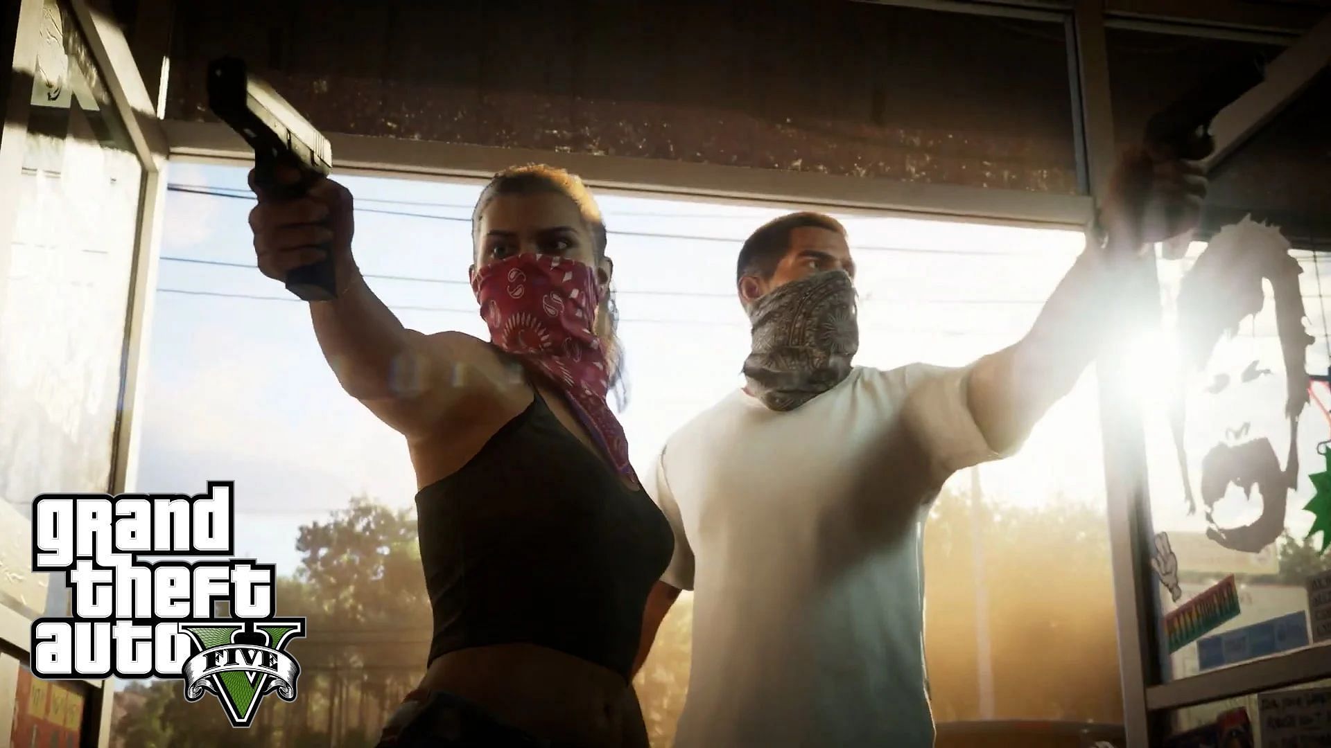 Jason and Lucia in GTA 5