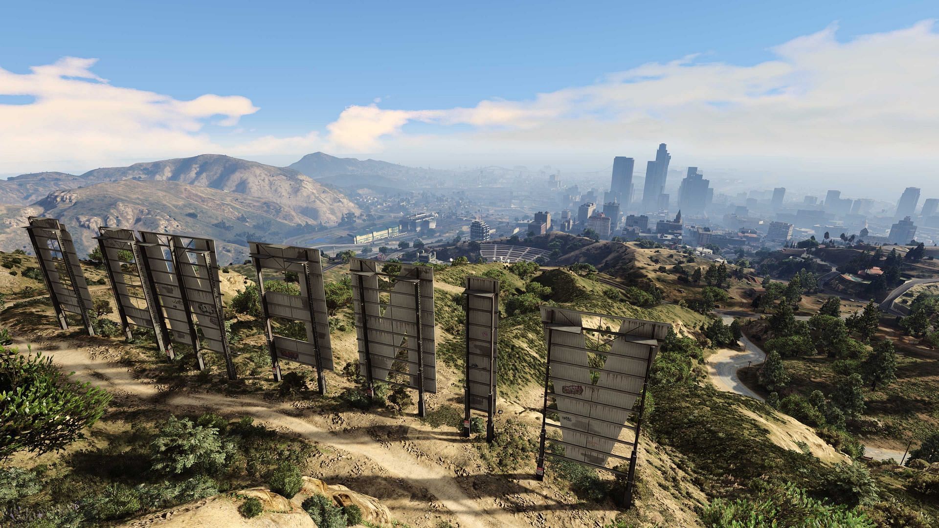 Los Santos is just a small part of GTA 5&#039;s map (Image via Rockstar Games)