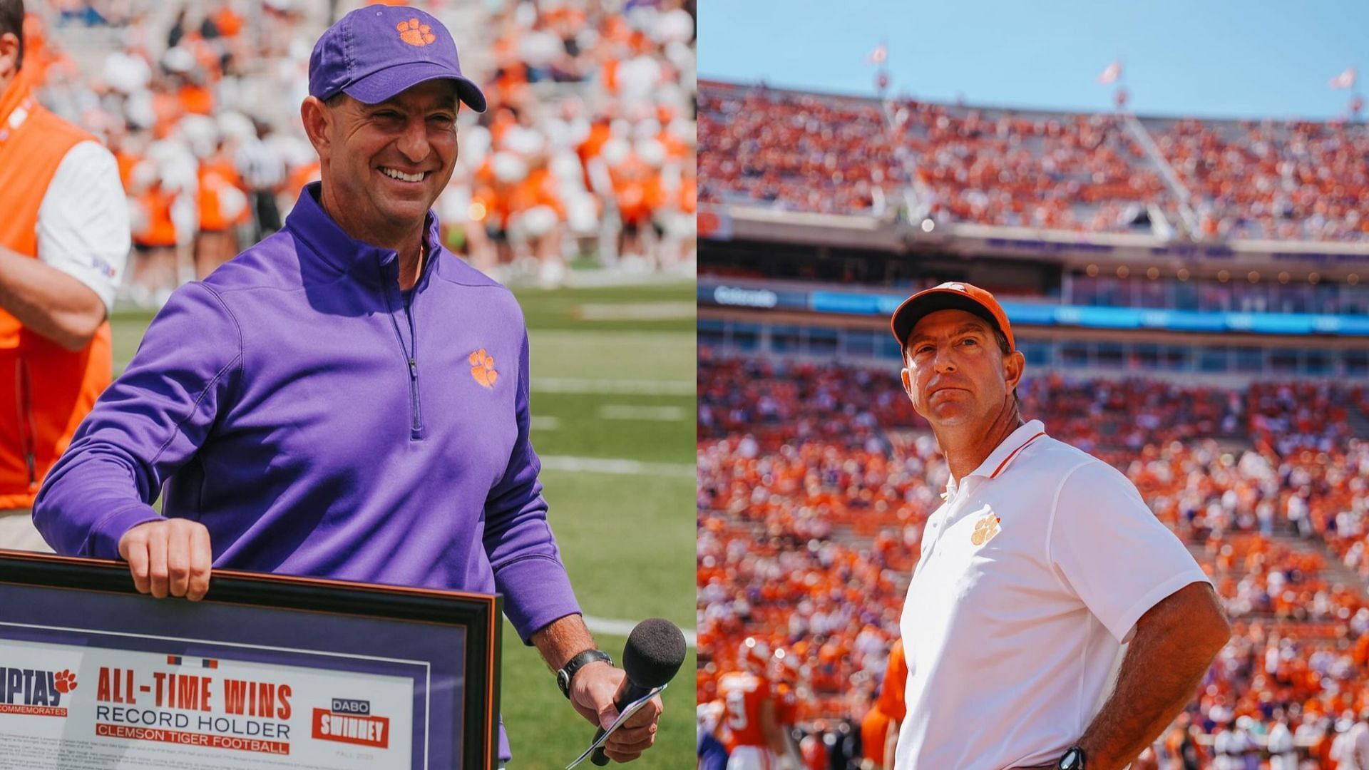 Clemson Tigers coach Dabo Swinney 