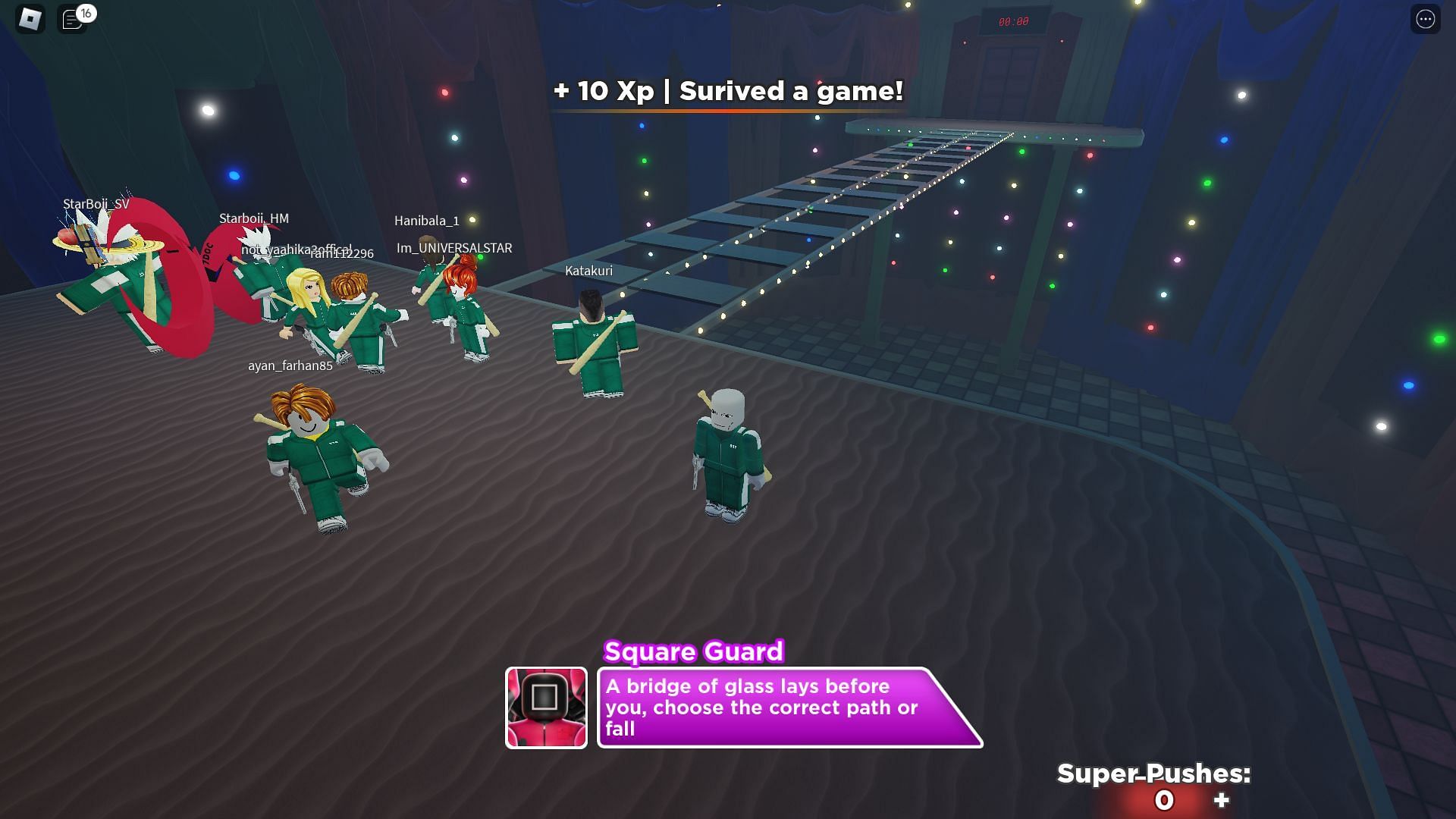 Starting Glass Steppingstones (Image via Roblox)