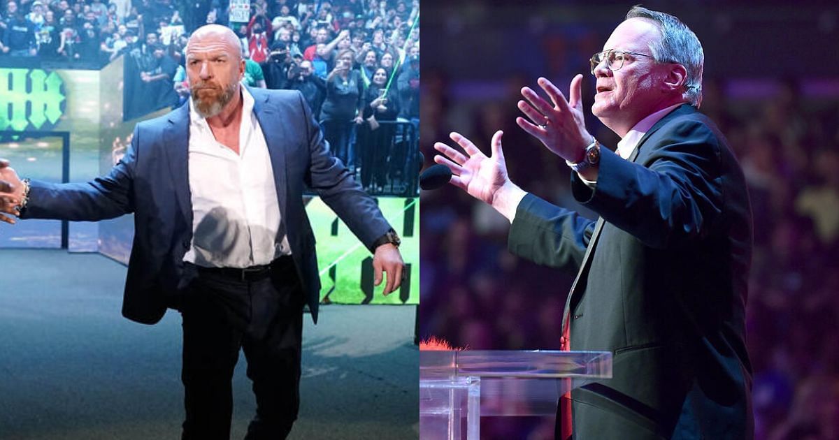 Triple H (left) and Jim Cornette (right) [Images via WWE gallery]
