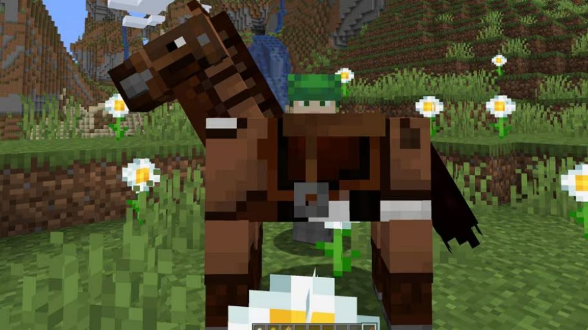 Horse armor in Minecraft (Image via Mojang Studios)