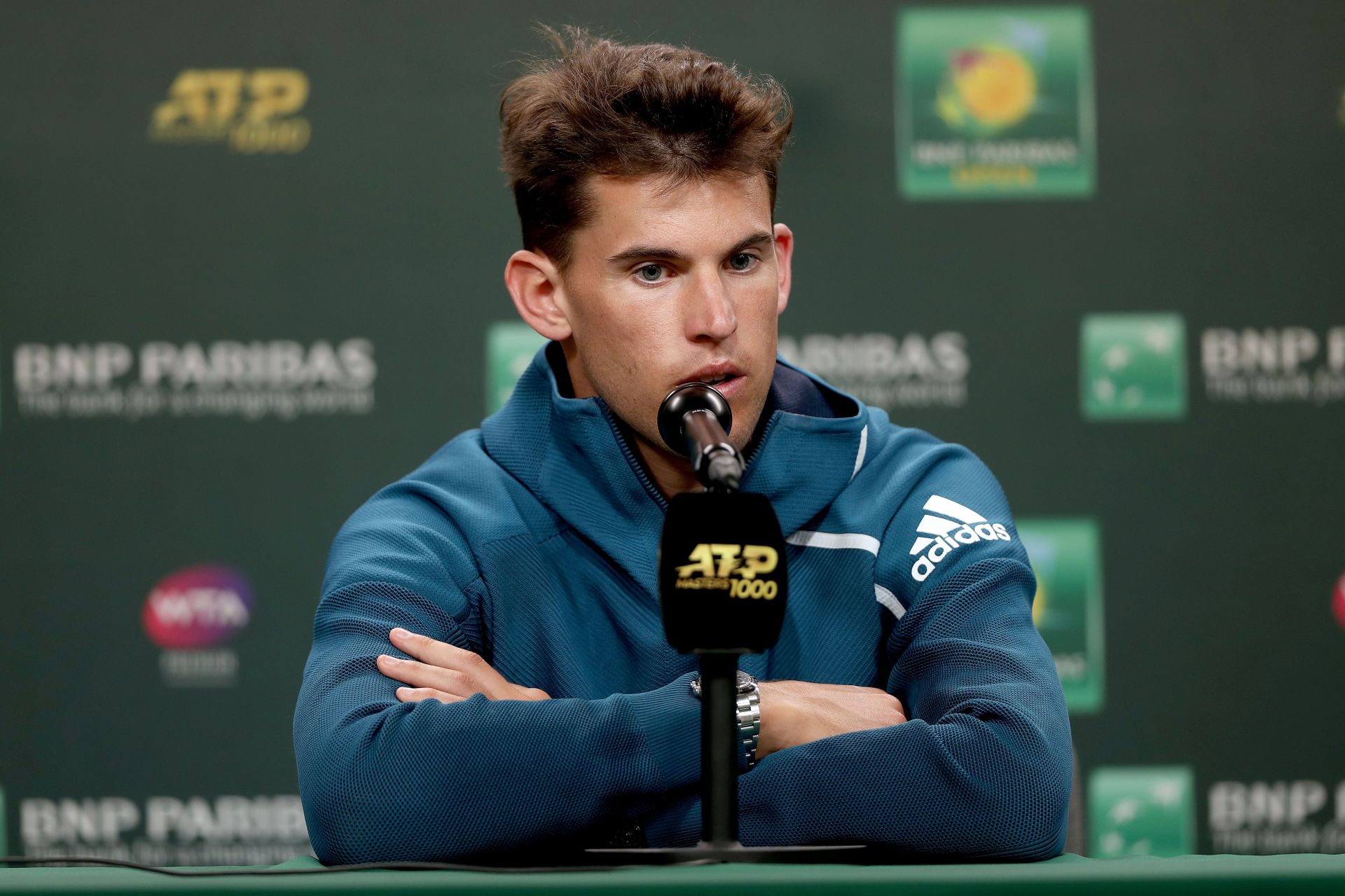 Dominic Thiem at the BNP Paribas Open