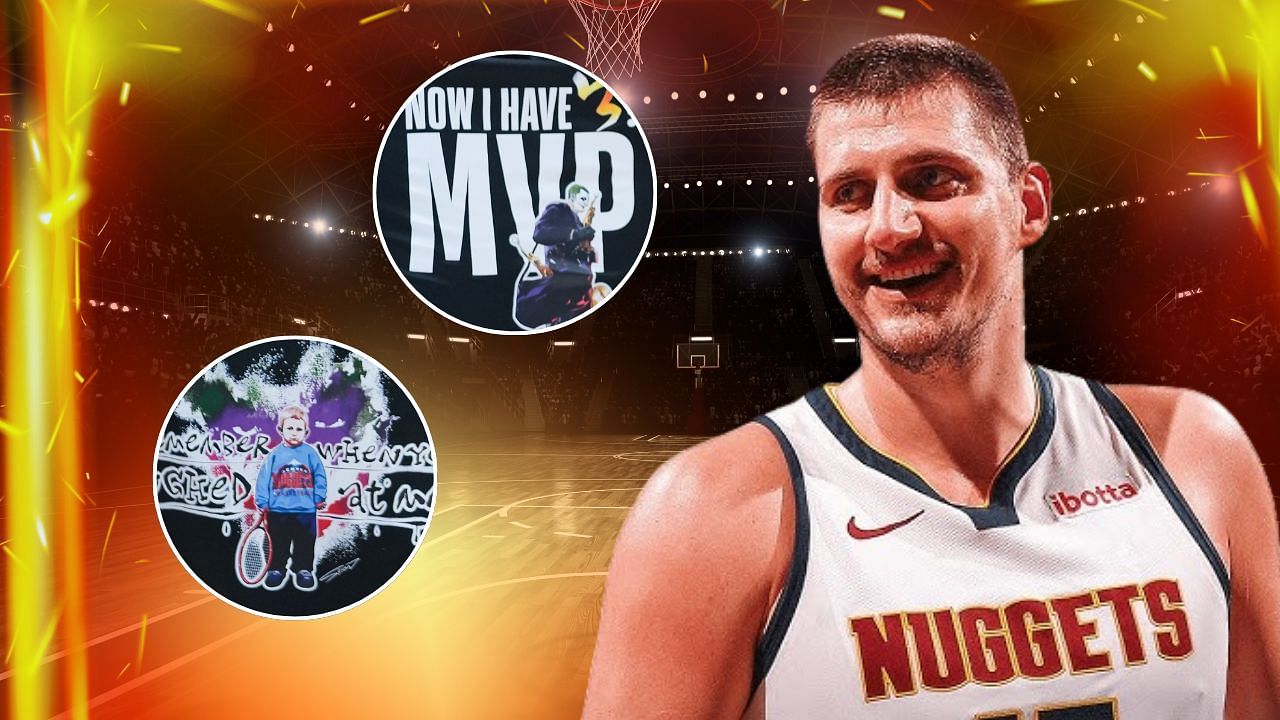 Denver Nuggets come up with savage Nikola Jokic T-shirt after 3rd MVP win.