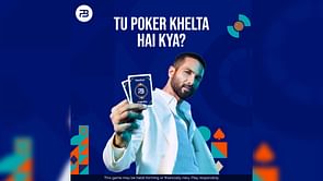 PokerBaazi launches its new brand campaign "Tu Poker Khelta Hai Kya?" featuring Shahid Kapoor