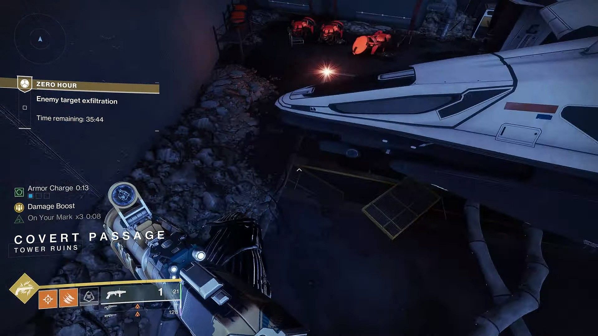 Entrance under the White Ship (Image via Esoterickk YT)