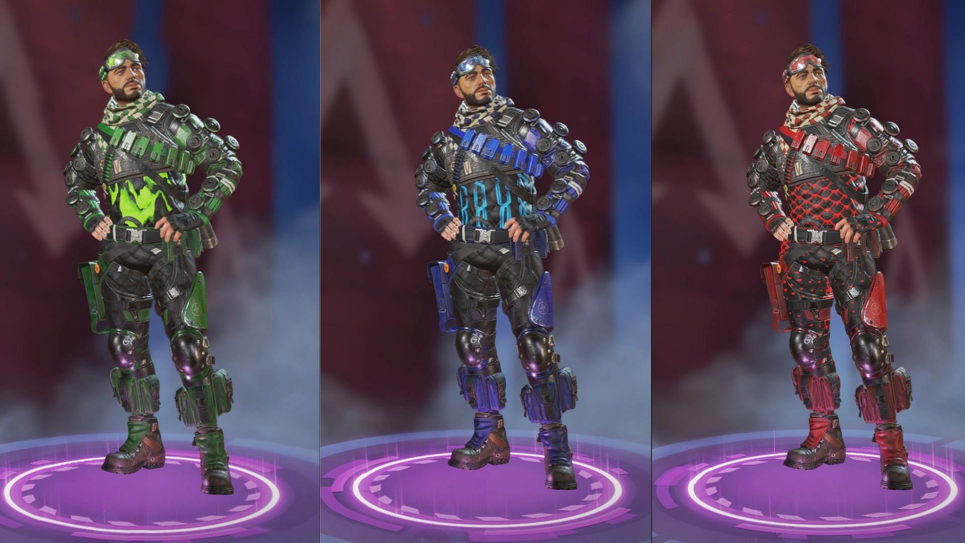 Epic Mirage skins in Apex Legends (Image via Electronic Arts)