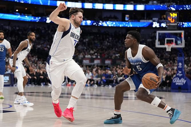 "Athletic wise, we're similar": Luka Doncic shows his funny side, praises Anthony Edwards ahead of Mavs-Wolves