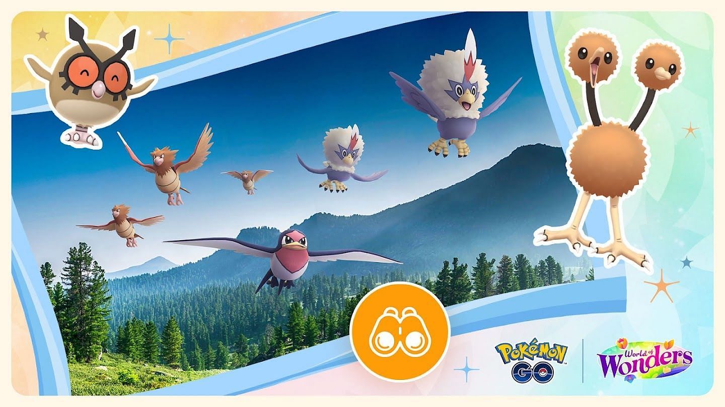 Pokestop Showcases typically hold one species of monster, but it would be nice to see themed showcases featuring monsters with common traits (Image via Niantic)
