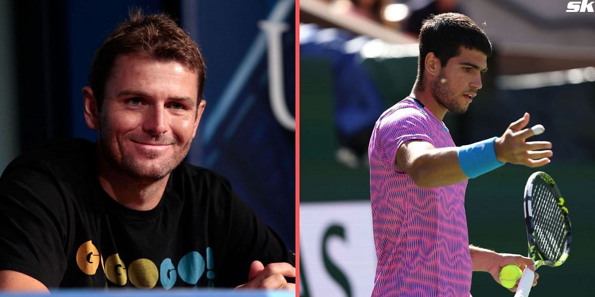 Mardy Fish hilariously refers Carlos Alacarz during a bee invasion at a MLB game similar to the Indian Wells incident of the Spaniard
