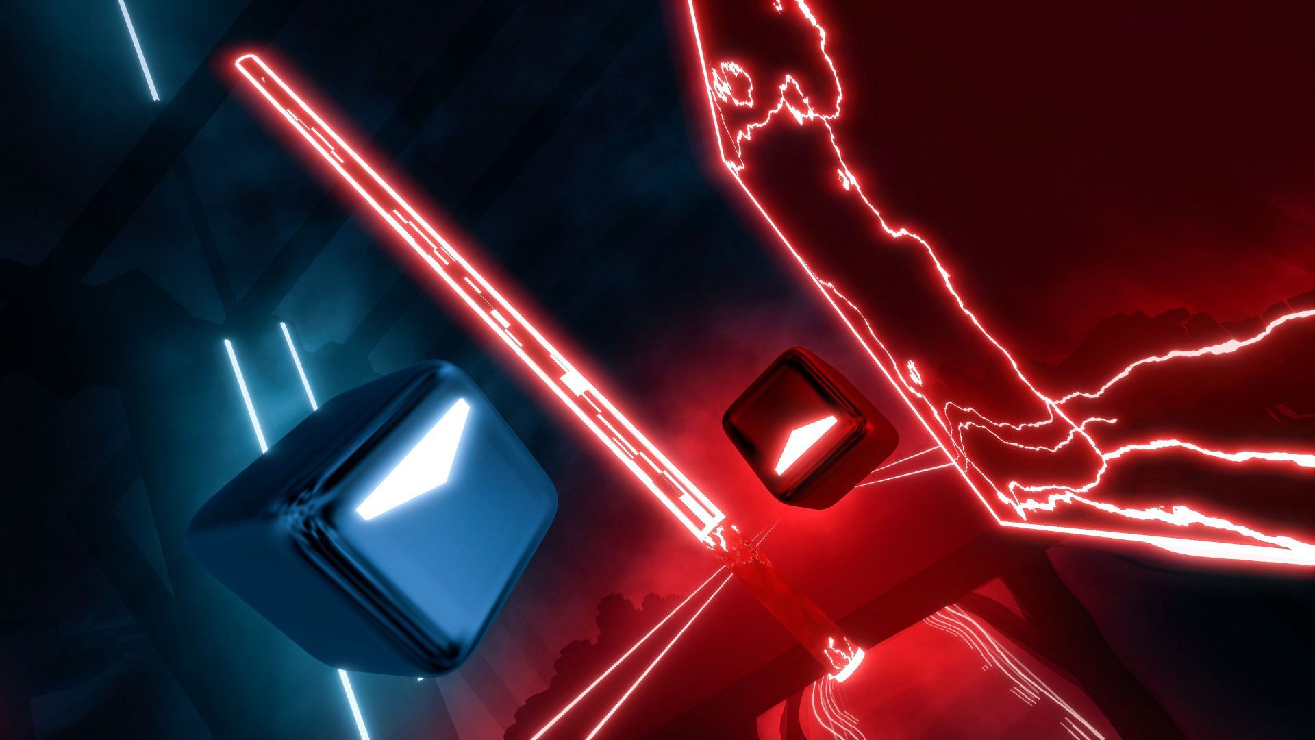 Beat Saber is one of the most addictive VR games out there (Image via Beat Games)