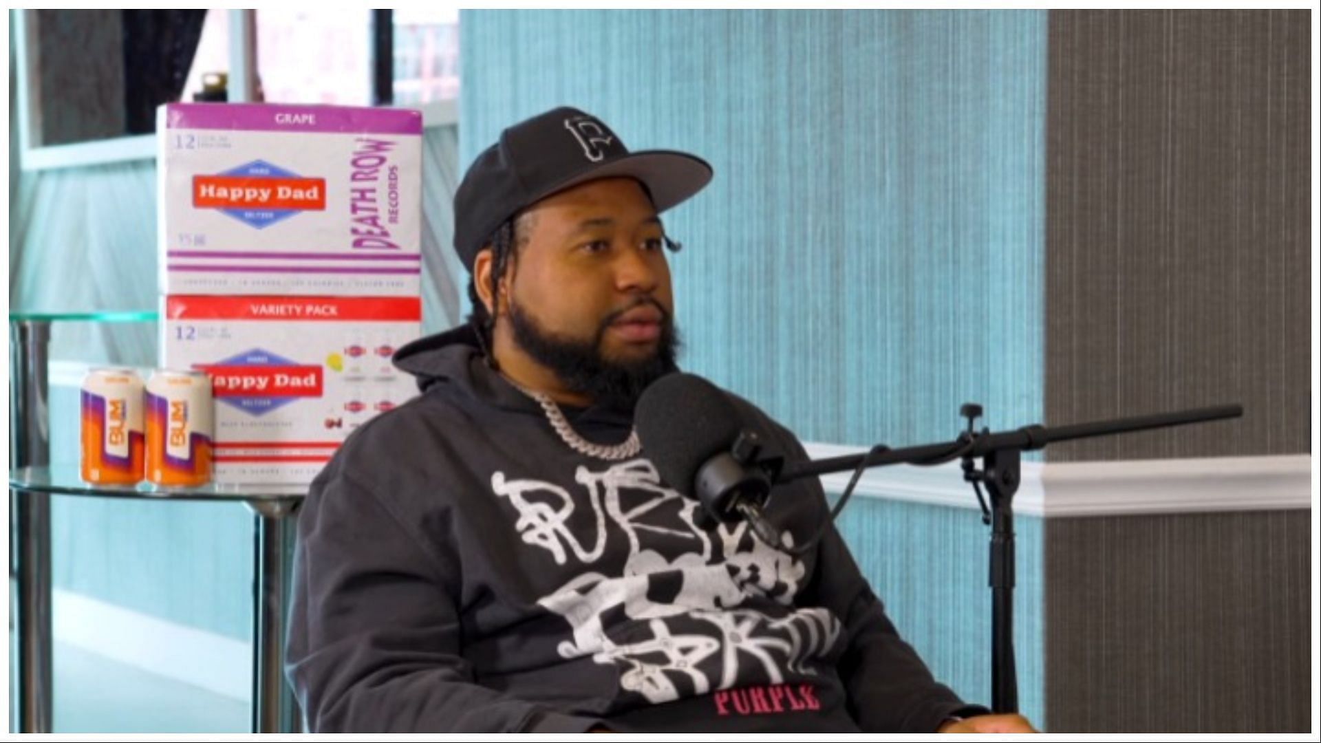 DJ Akademiks, (Image via FULL SEND PODCAST/YouTube)