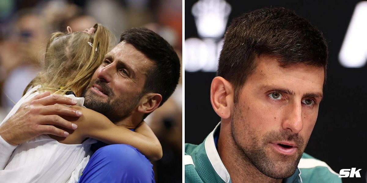 Novak Djokovic talked about his inner conflict that pits his success-craving side against the side that wants him to spend more time with his family