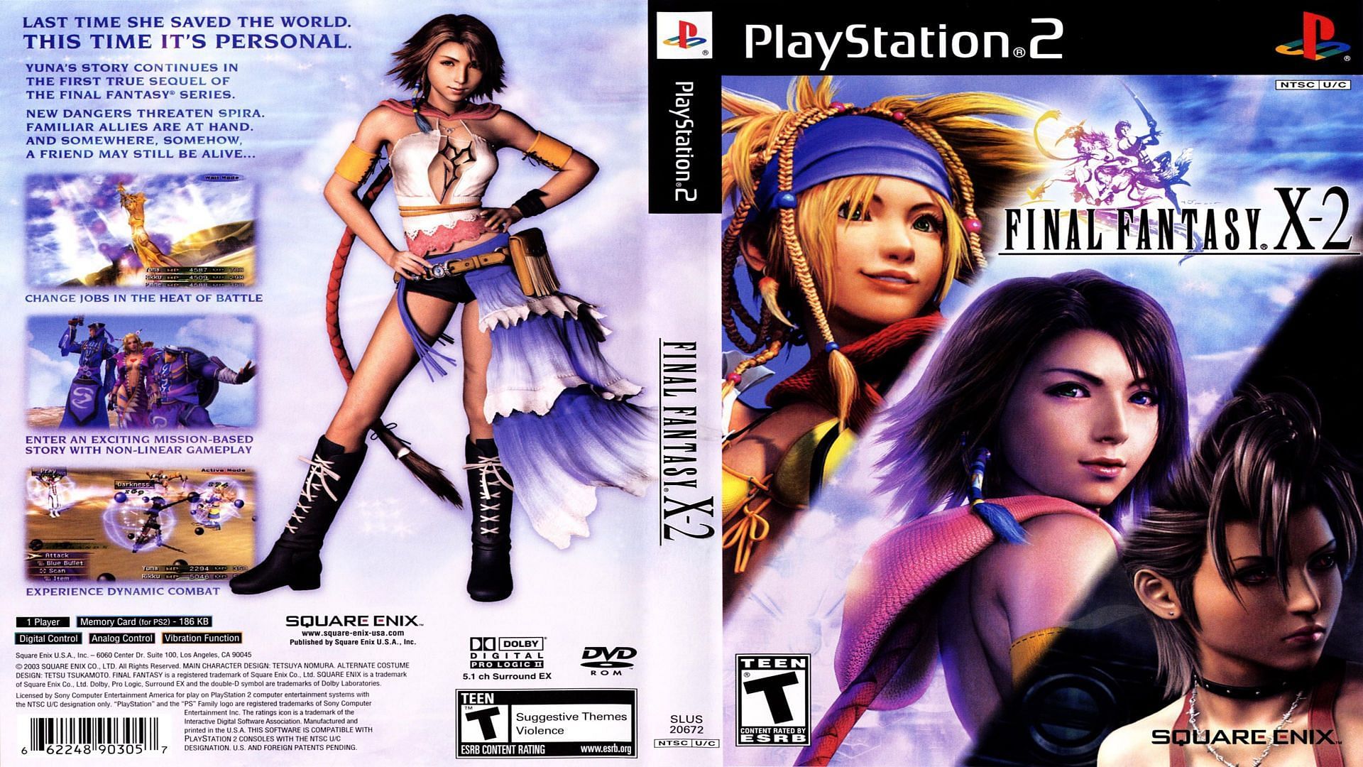 Final Fantasy X-2 was a direct sequel to Final Fantasy X (Image via Square Enix)