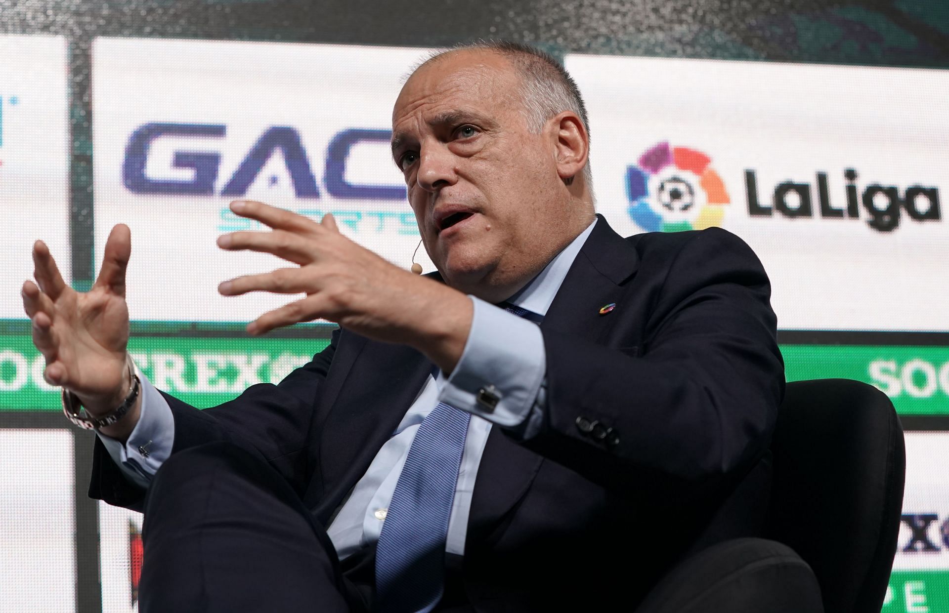 Javier Tebas wanted Lionel Messi back in La Liga.