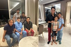 [In Pictures]"The laughter & the pleasure to be around you is what made last night special!"- Irfan Pathan after a get-together with Sachin Tendulkar