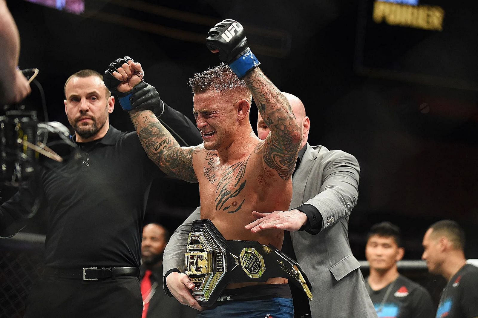 Has Dustin Poirier ever been Champion?