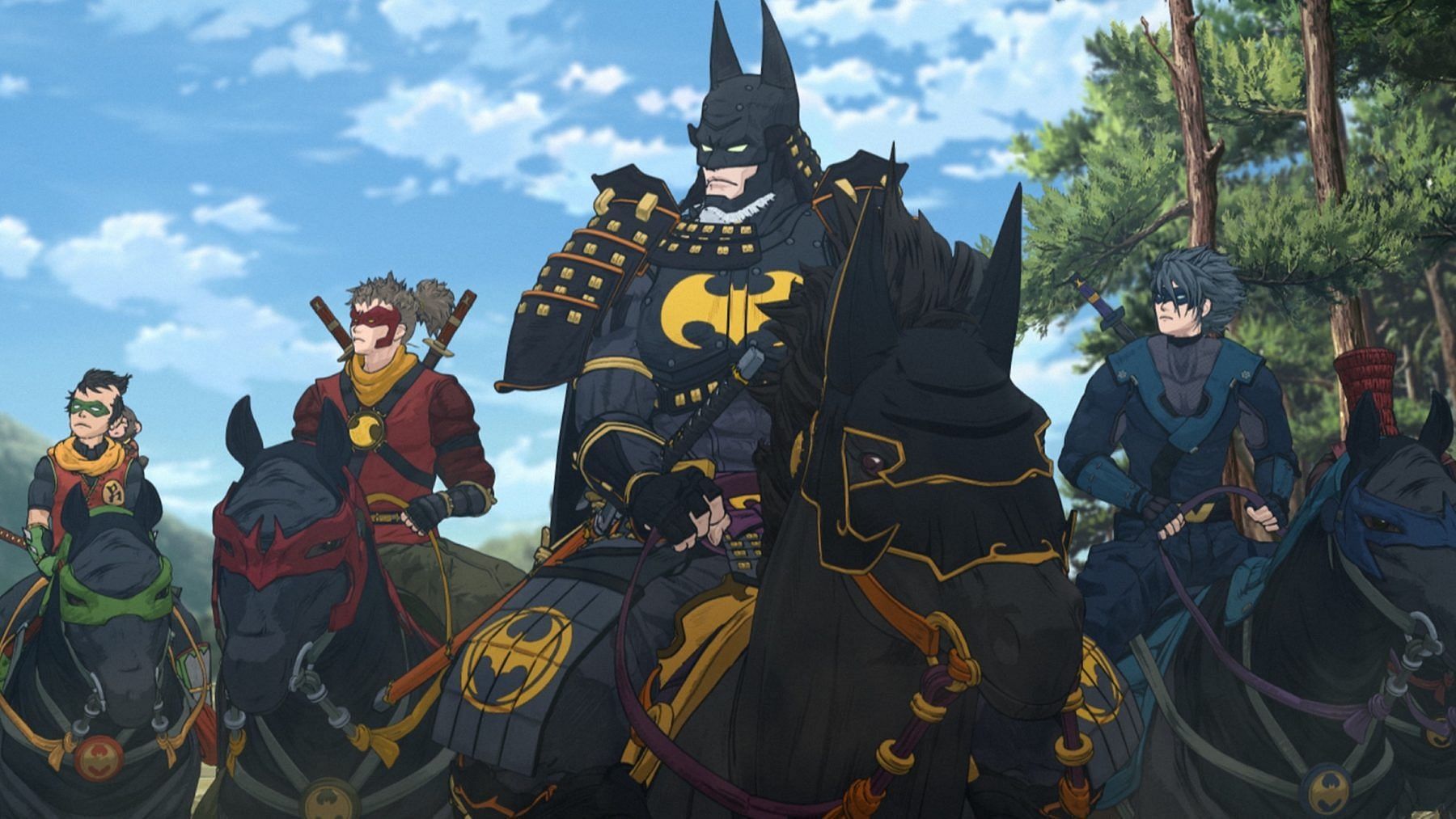 Batman and his sidekicks as seen in the movie (Image via Warner Bros. Japan)