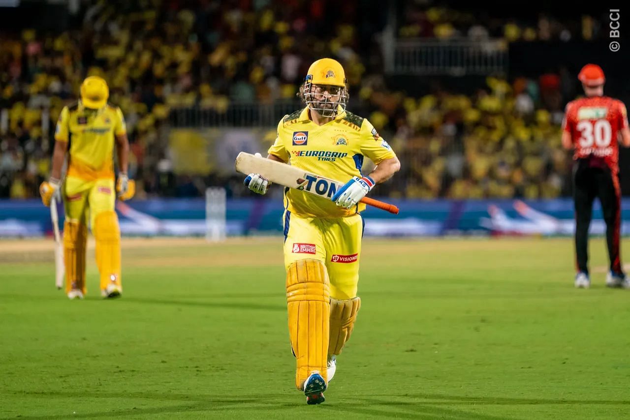 Crowd has thronged Chepauk for a glimpse of MS Dhoni, like always, in IPL 2024. (PC: BCCI)