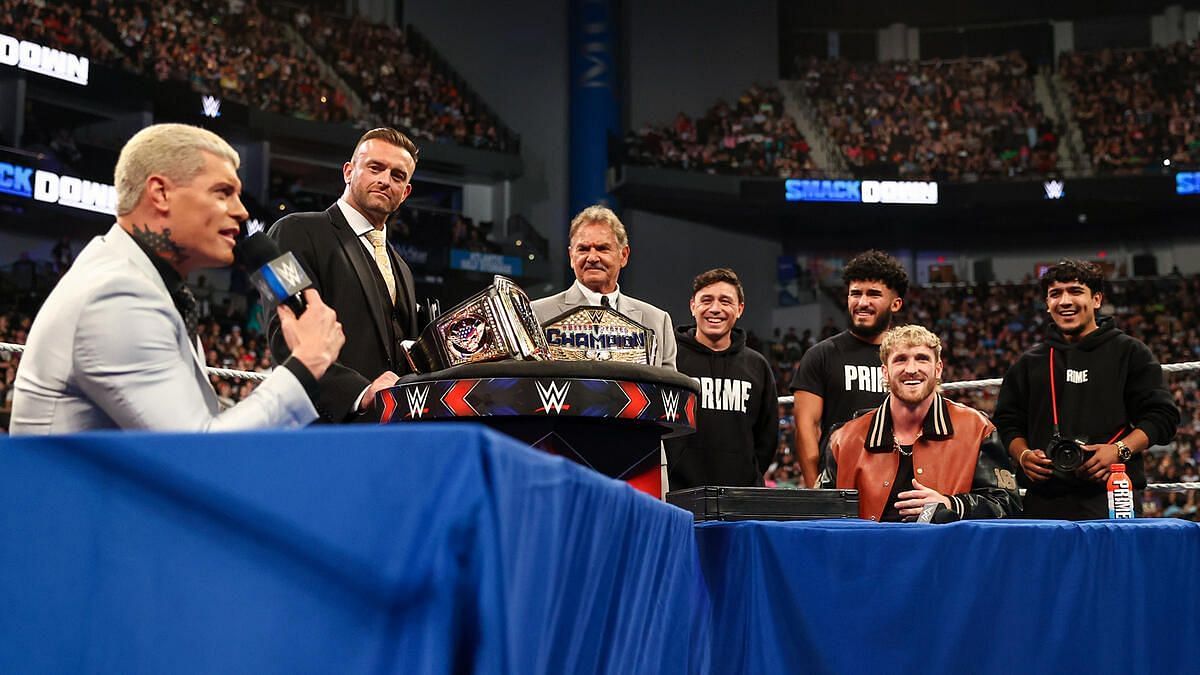 Logan Paul and Cody Rhodes had the contract signing on SmackDown this week