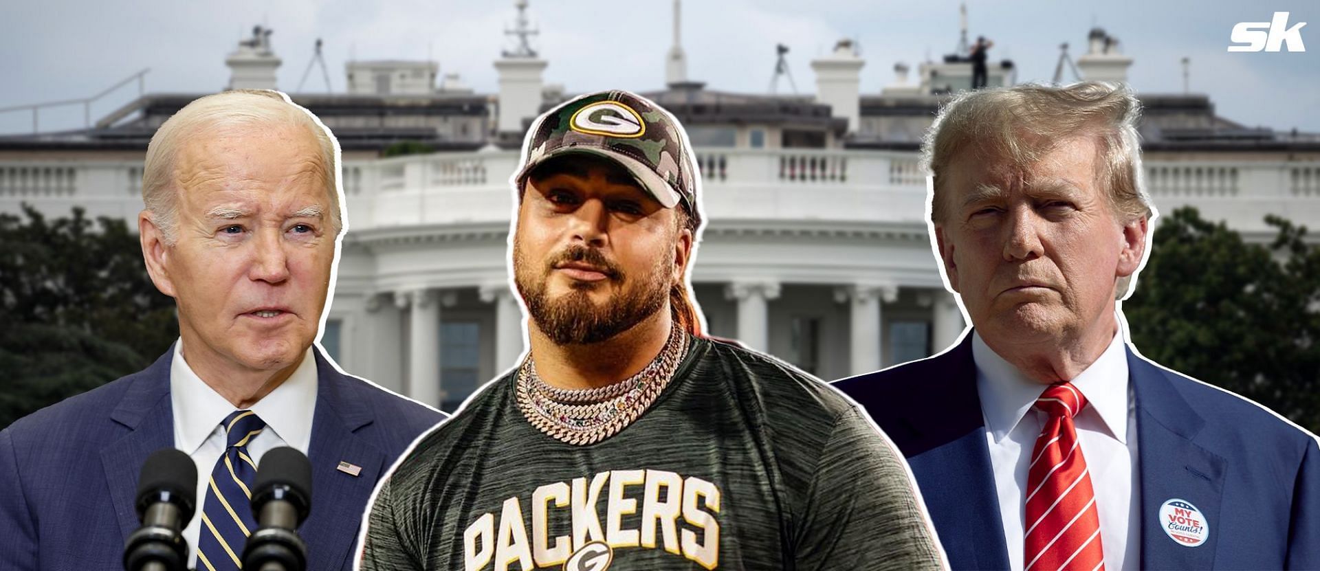 David Bakhtiari alleges collusion by Joe Biden and Donald Trump