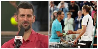 "Rafael Nadal was unlucky" - Novak Djokovic on Spaniard getting eliminated by Alexander Zverev in his last possible French Open outing