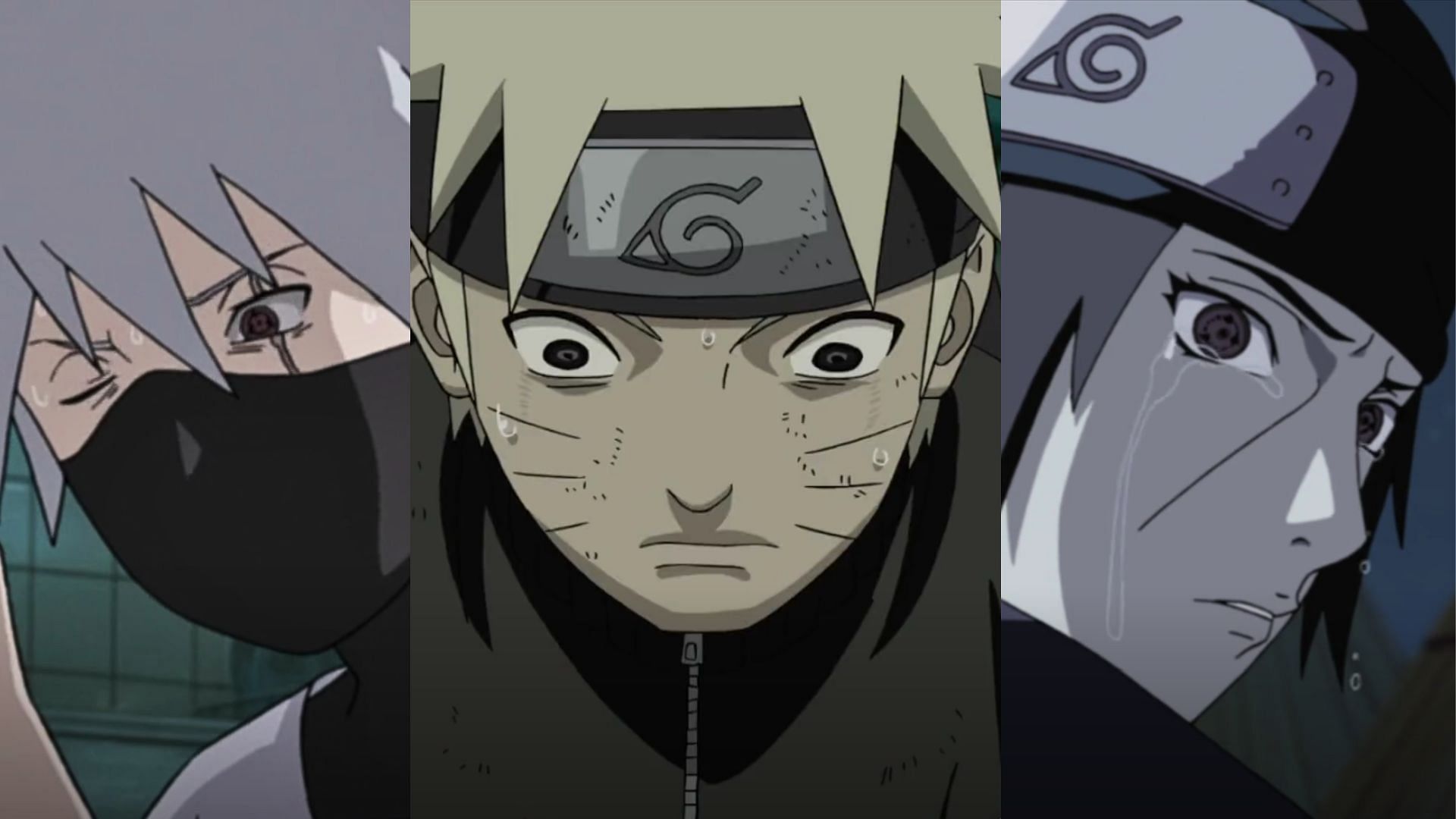 Kakashi, Naruto, and Itachi from the Naruto anime (Image via Studio Pierrot)