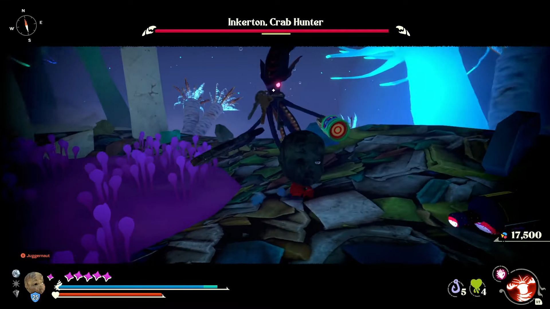 Inkerton in Another Crab&#039;s Treasure (Image via Aggro Crab || Sunburned Albino on YouTube)