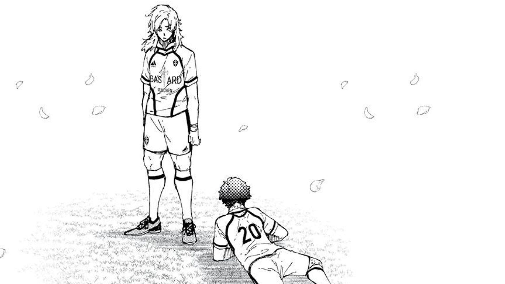 Kaiser and Ness as seen in the Blue Lock manga (Image via Kodansha)