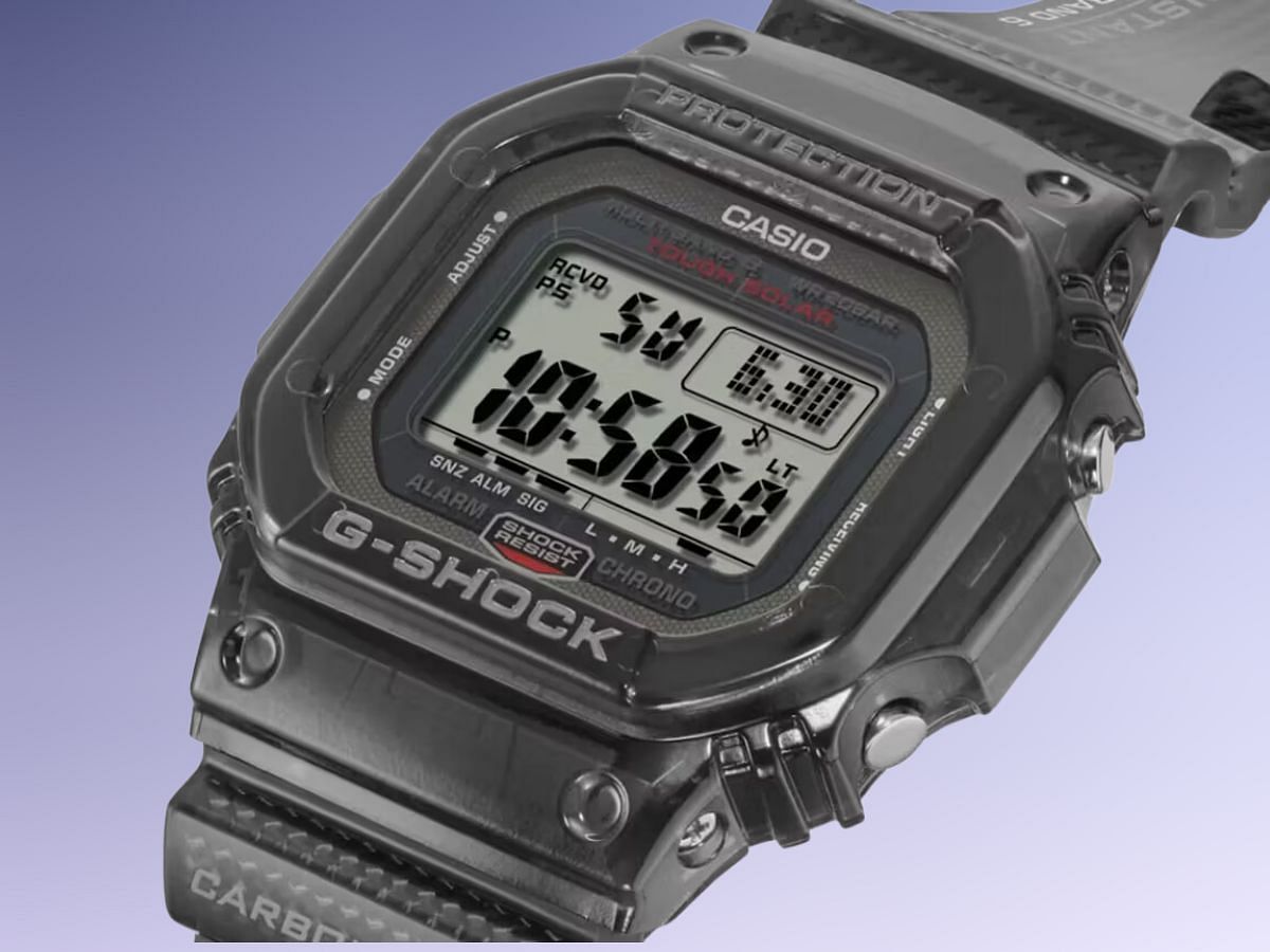 G-SHOCK launches GWS5600U-1 Carbon Fiber and Titanium watch (Image via G-SHOCK)