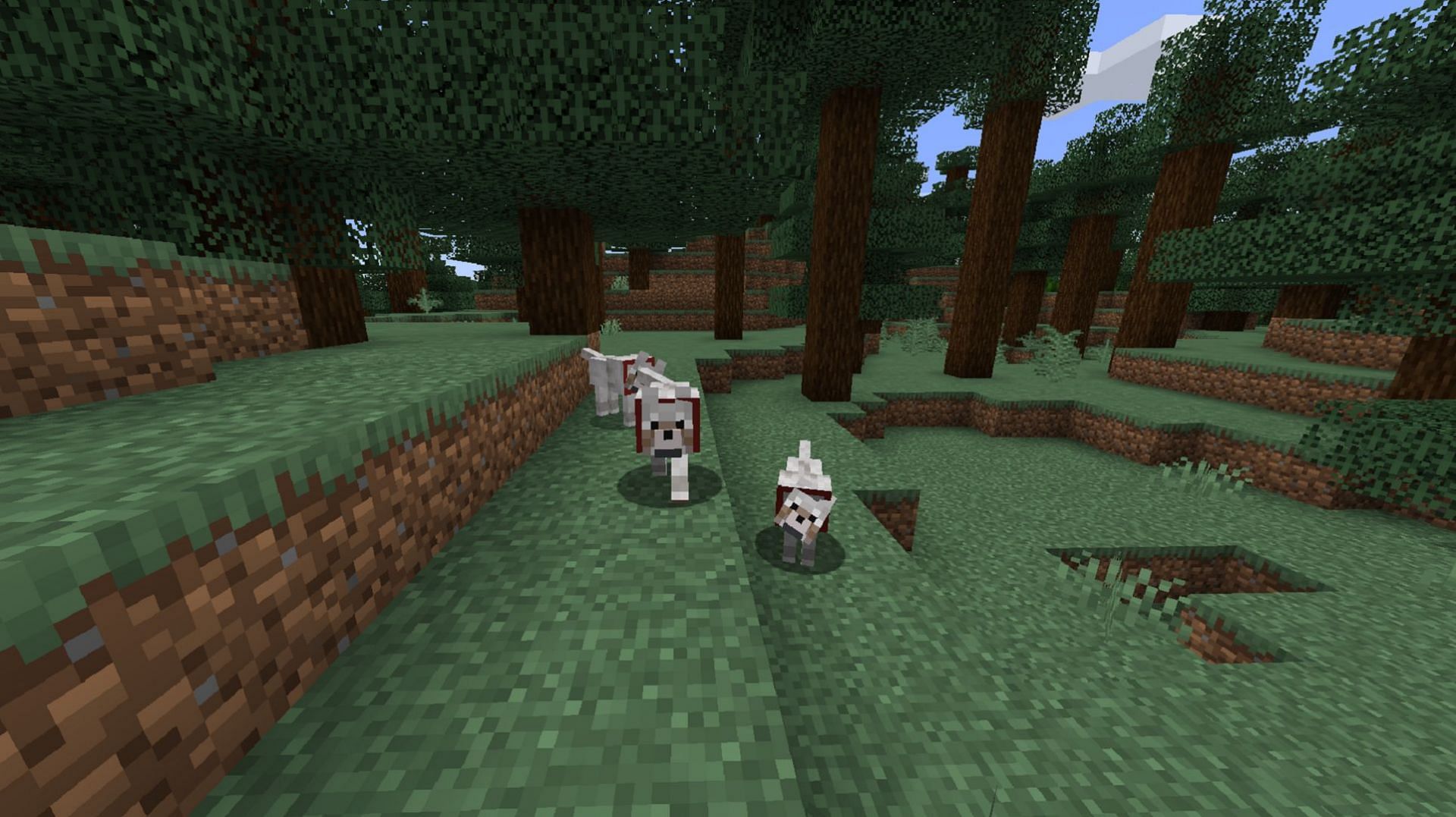 Minecraft should add a free roam mode for tamed wolves and cats