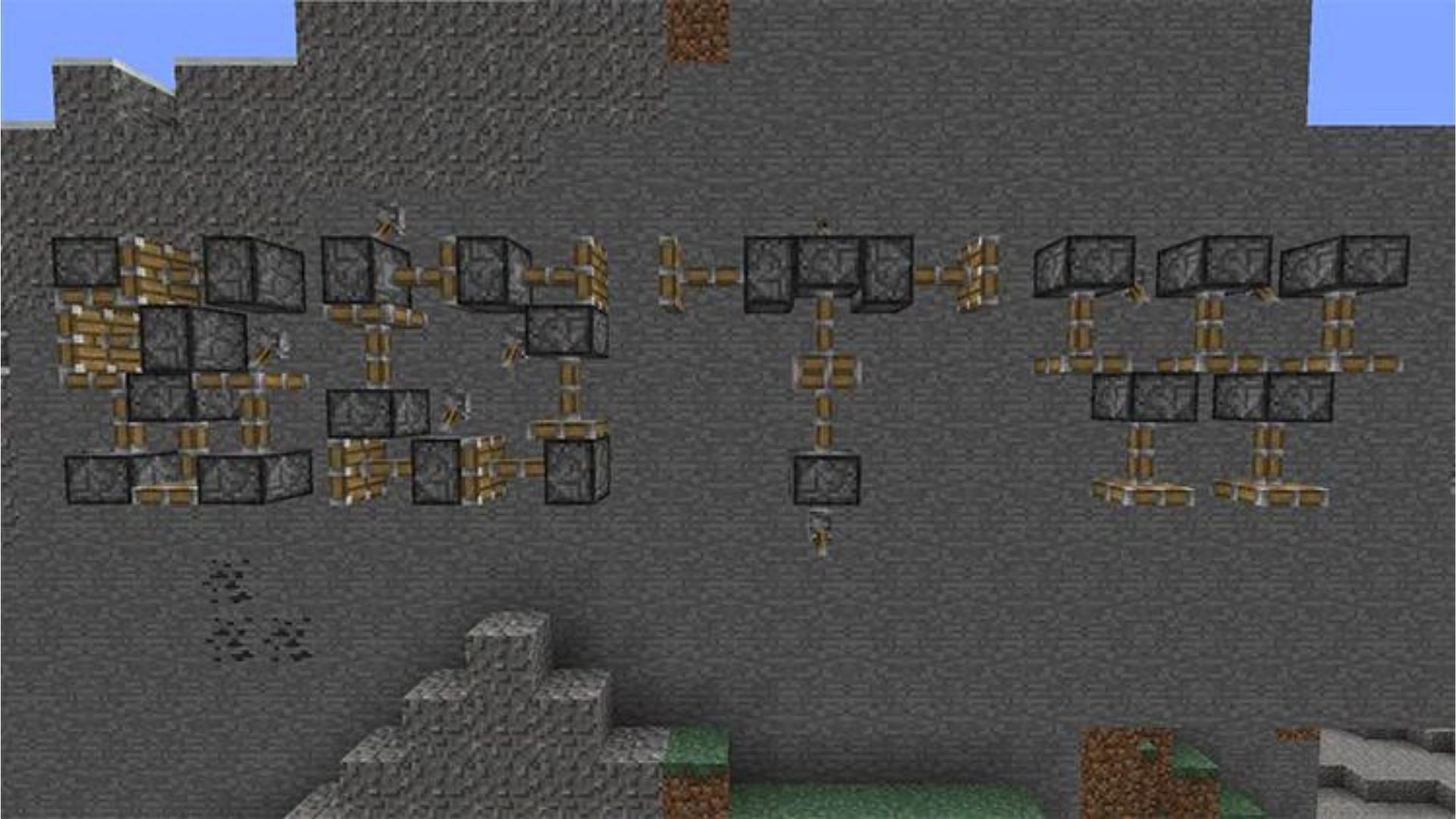 A lot of pistons can be irritating (Image via Mojang Studios)