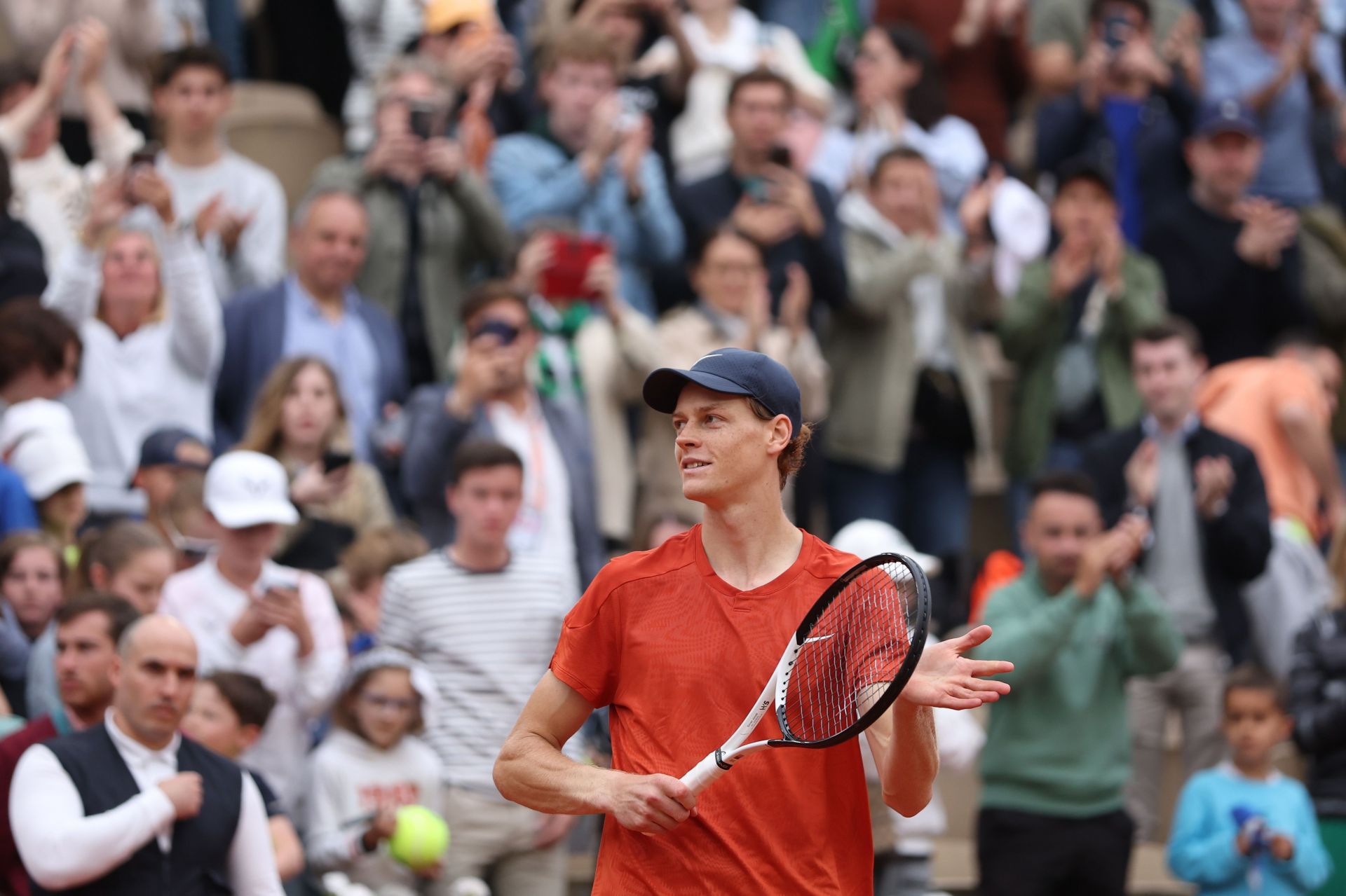 Jannik Sinner at the 2024 French Open (Photo: Getty)