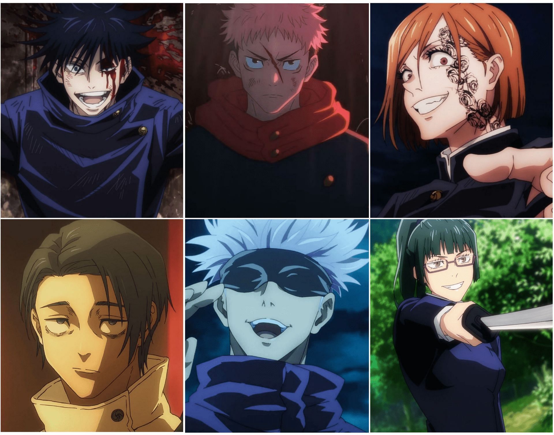 Jujutsu Kaisen main characters (Image via Sportskeeda)