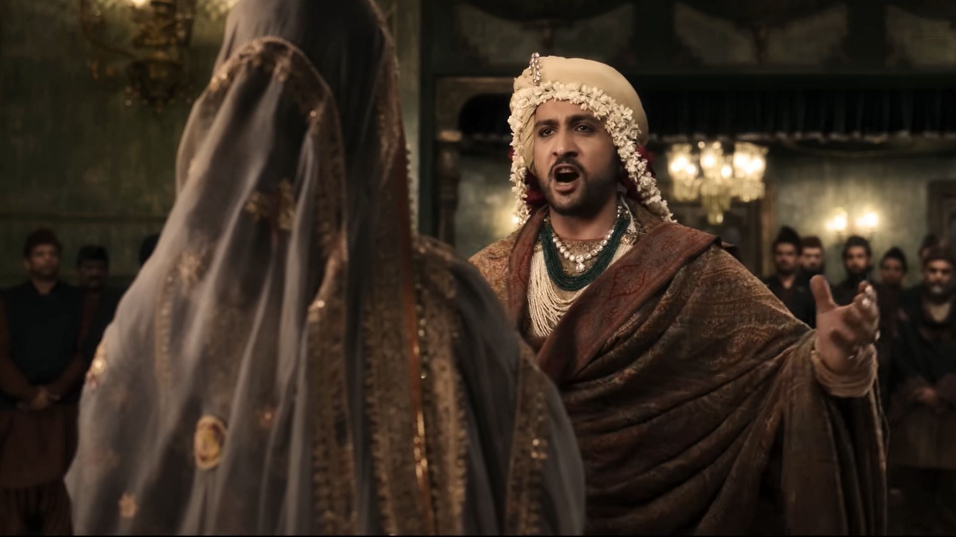 Adhyayan Suman in a scene as Zoravar (Image vi Netflix)