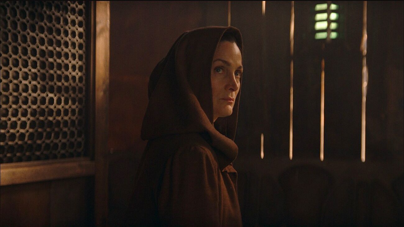 Carrie-Anne Moss as Indara (via Disney)