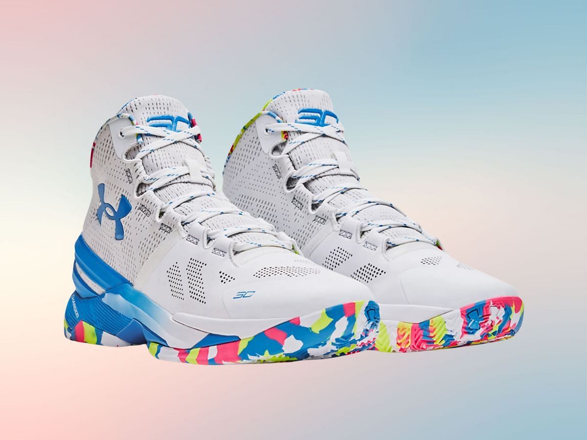 Unisex Curry 2 Splash Party Basketball Shoes (Image via Under Armour)