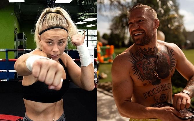 Conor McGregor leaves six-word comment on Paige VanZant's new post-fight snap partially showing off back tattoo
