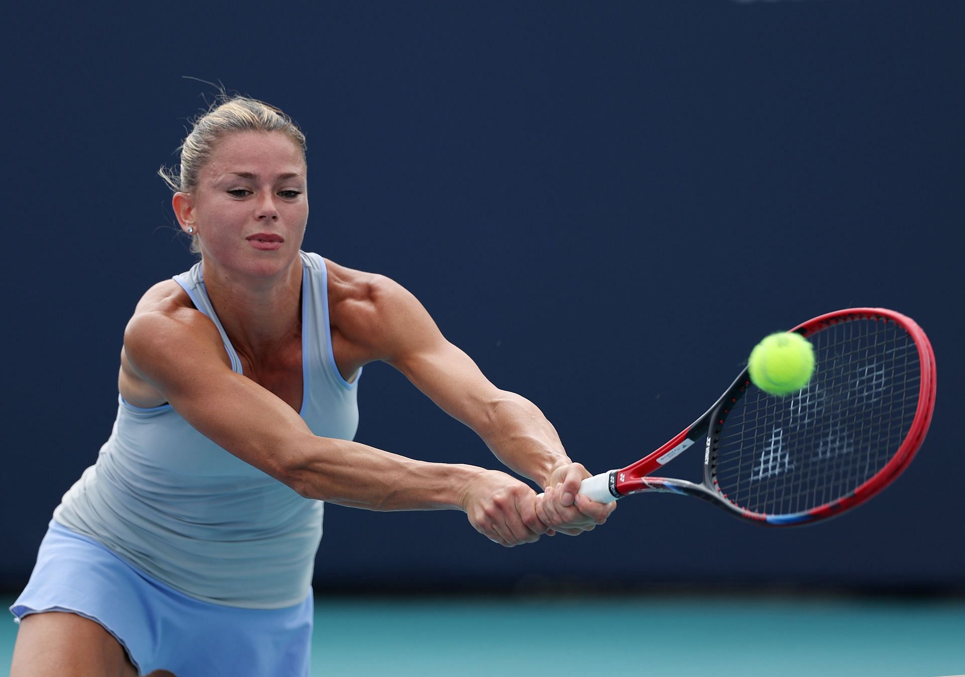 Camila Giorgi at the 2024 Miami Open