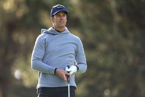 Tom Brady at AT&T Pebble Beach Pro-Am - Round One