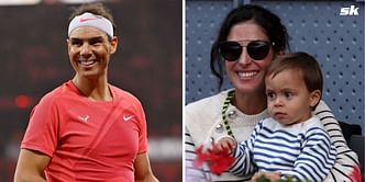 WATCH: Rafael Nadal adorably kisses baby son on the cheek, greets wife Maria Francisca Perello as they attend his practice session at Italian Open