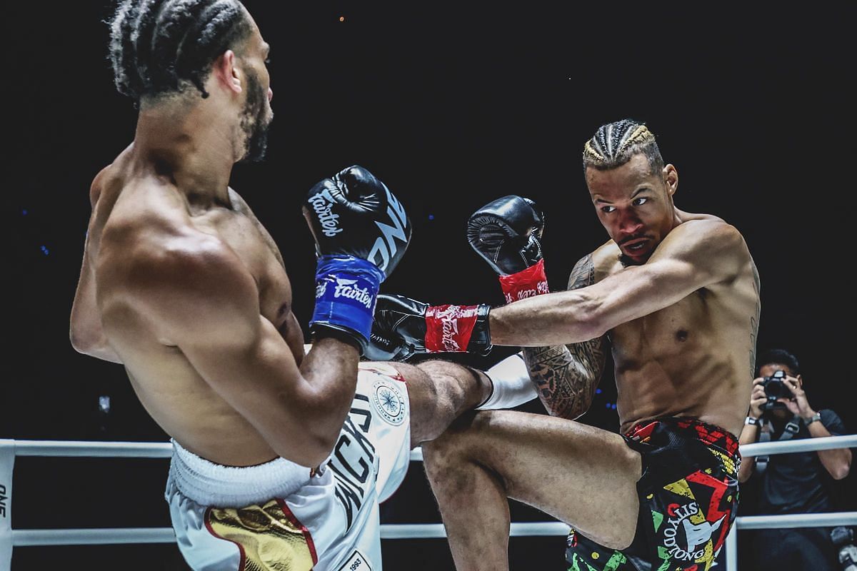 Regian Eersel says his striking was on par with Alexis Nicolas in world title defeat. -- Photo by ONE Championship