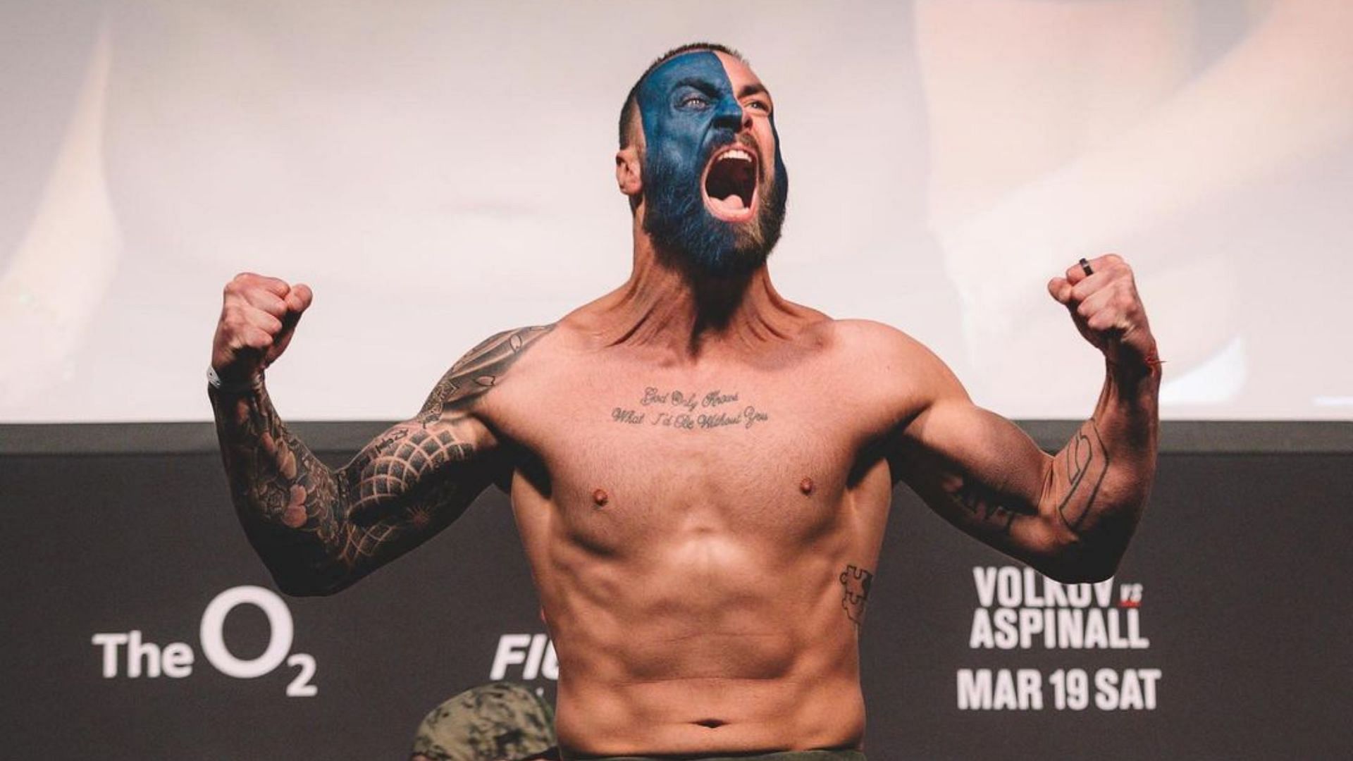 Paul Craig during on of his pre-fight weigh-ins [Image courtesy @paulcraig on Instagram]